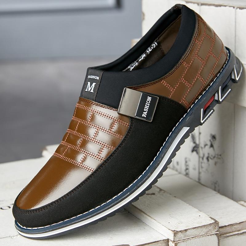 Zapatos de cuero para hombre Ademend