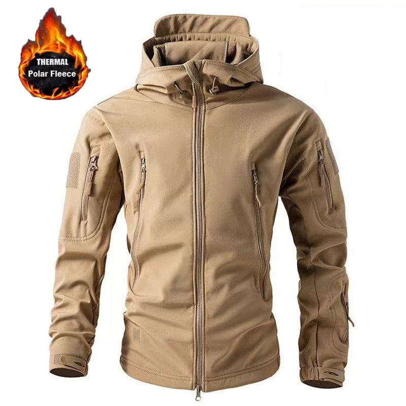 NordTrek Heren Softshell Fleece Jas – Waterdicht & Ademend Outdoor