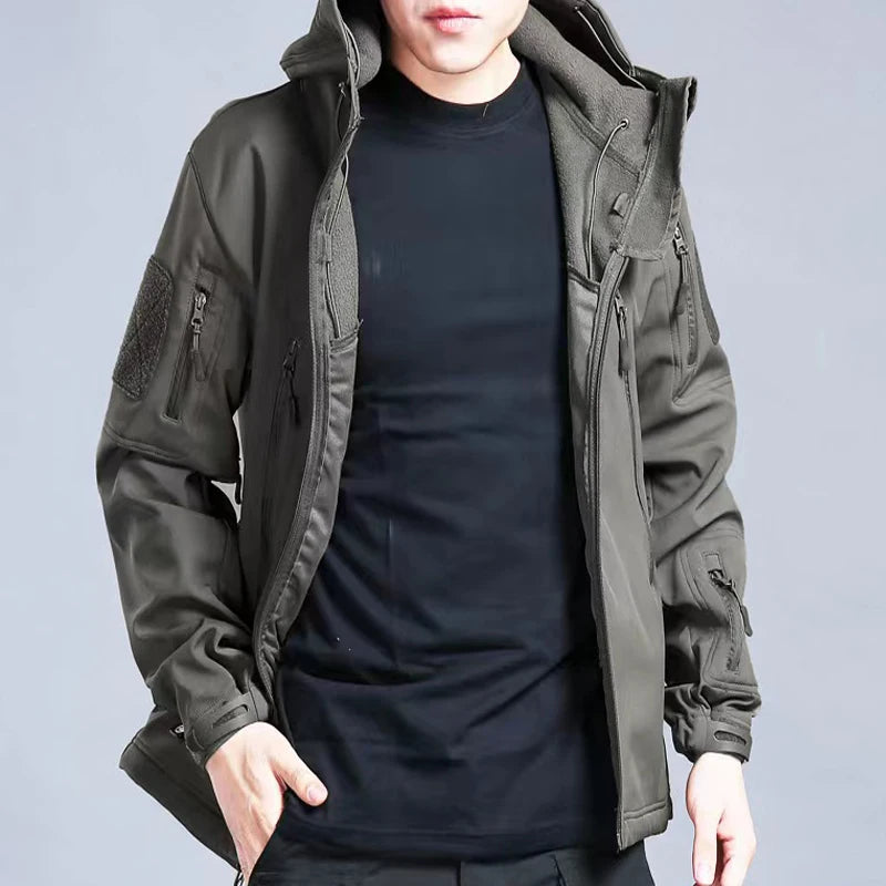 NordTrek Heren Softshell Fleece Jas – Waterdicht & Ademend Outdoor