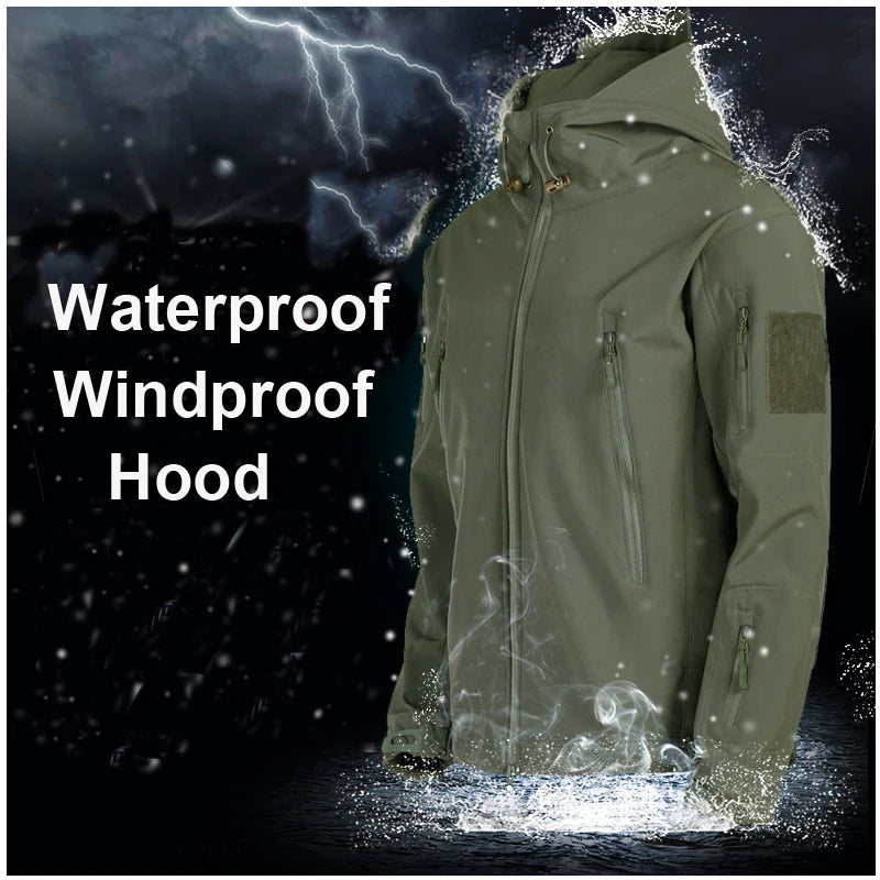 NordTrek Heren Softshell Fleece Jas – Waterdicht & Ademend Outdoor