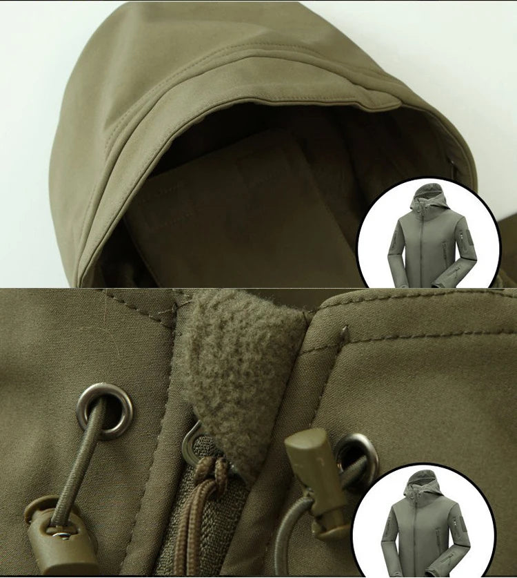 NordTrek Heren Softshell Fleece Jas – Waterdicht & Ademend Outdoor