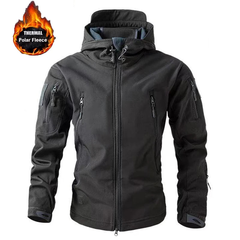 NordTrek Heren Softshell Fleece Jas – Waterdicht & Ademend Outdoor