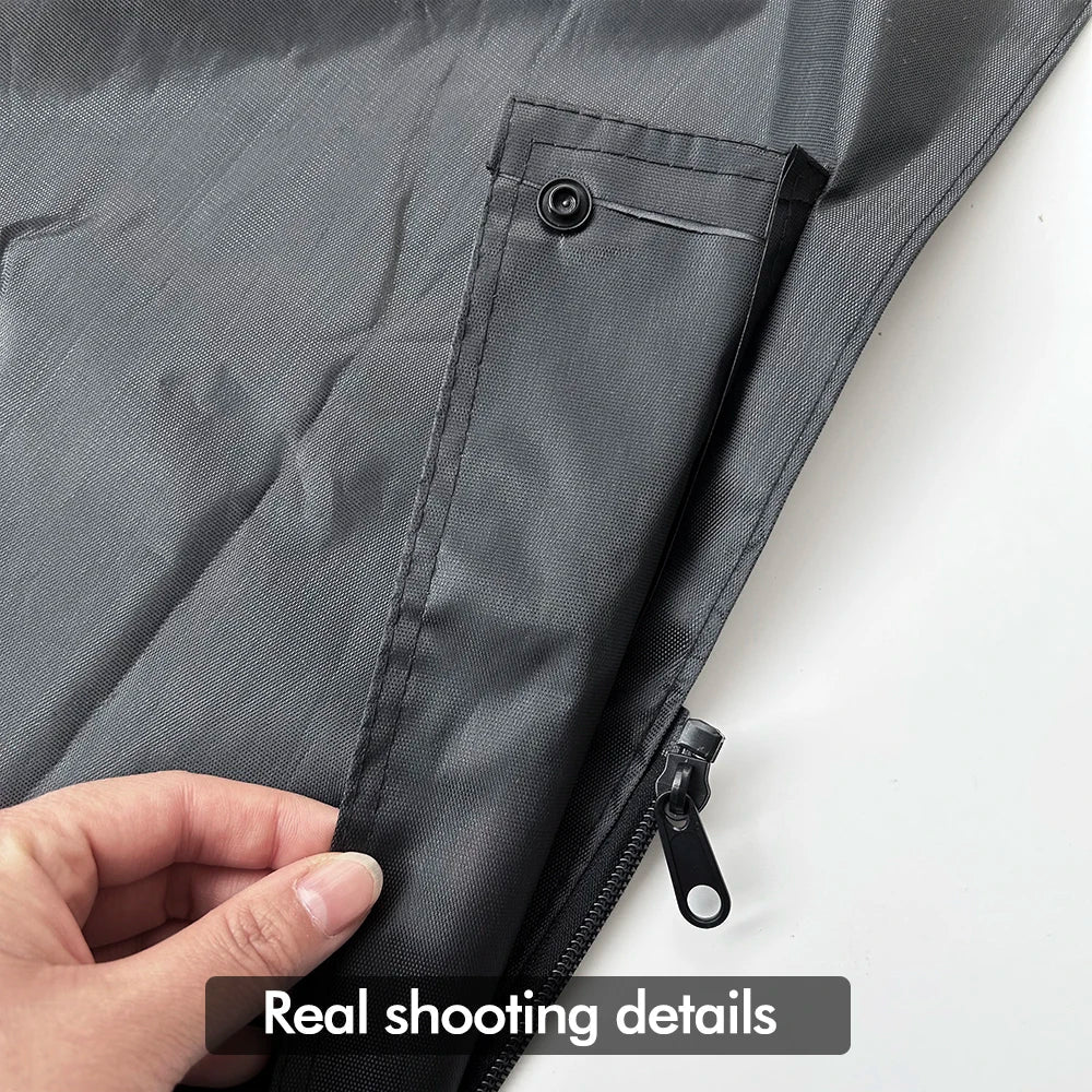 RainGuard – Chaqueta de lluvia negra para adultos – Impermeable y transpirable para exteriores