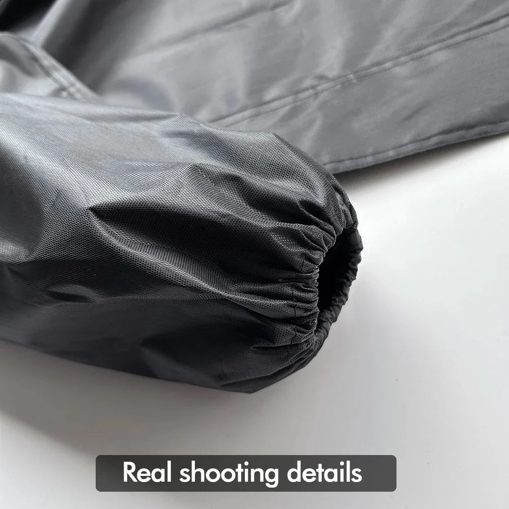 RainGuard – Chaqueta de lluvia negra para adultos – Impermeable y transpirable para exteriores