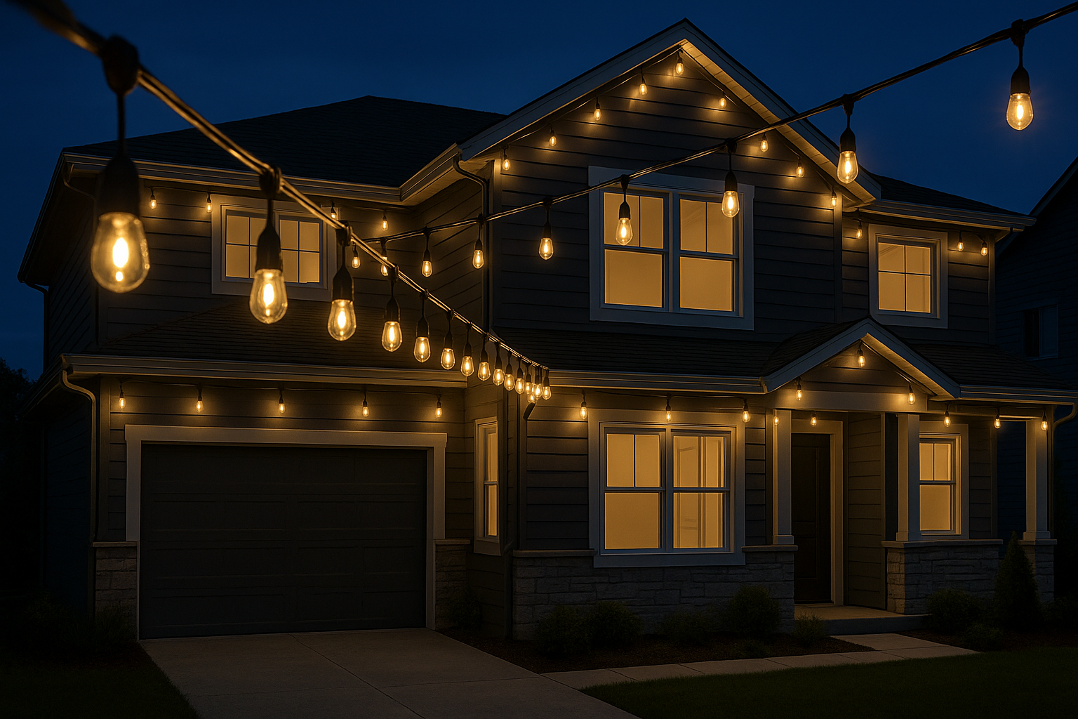 Lumora – Party lighting outdoor 15 LED lamps – 48FT IP65 waterproof