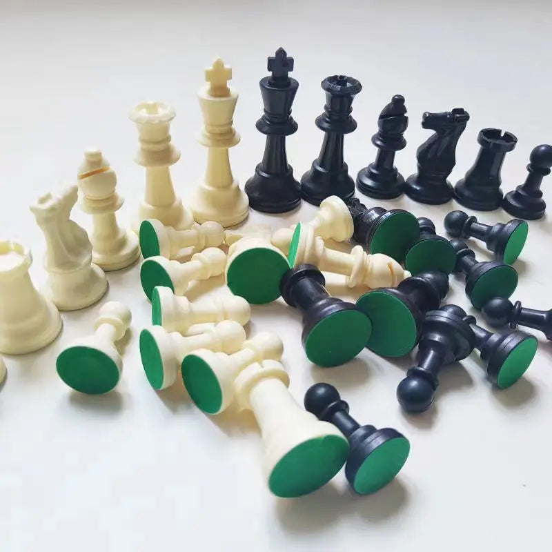 Chessaro Houten Schaakstukken Set – 32-Delig, Massief Hout met Klassiek Ontwerp voor Alle Niveaus