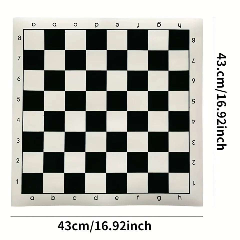 Chessaro Houten Schaakstukken Set – 32-Delig, Massief Hout met Klassiek Ontwerp voor Alle Niveaus