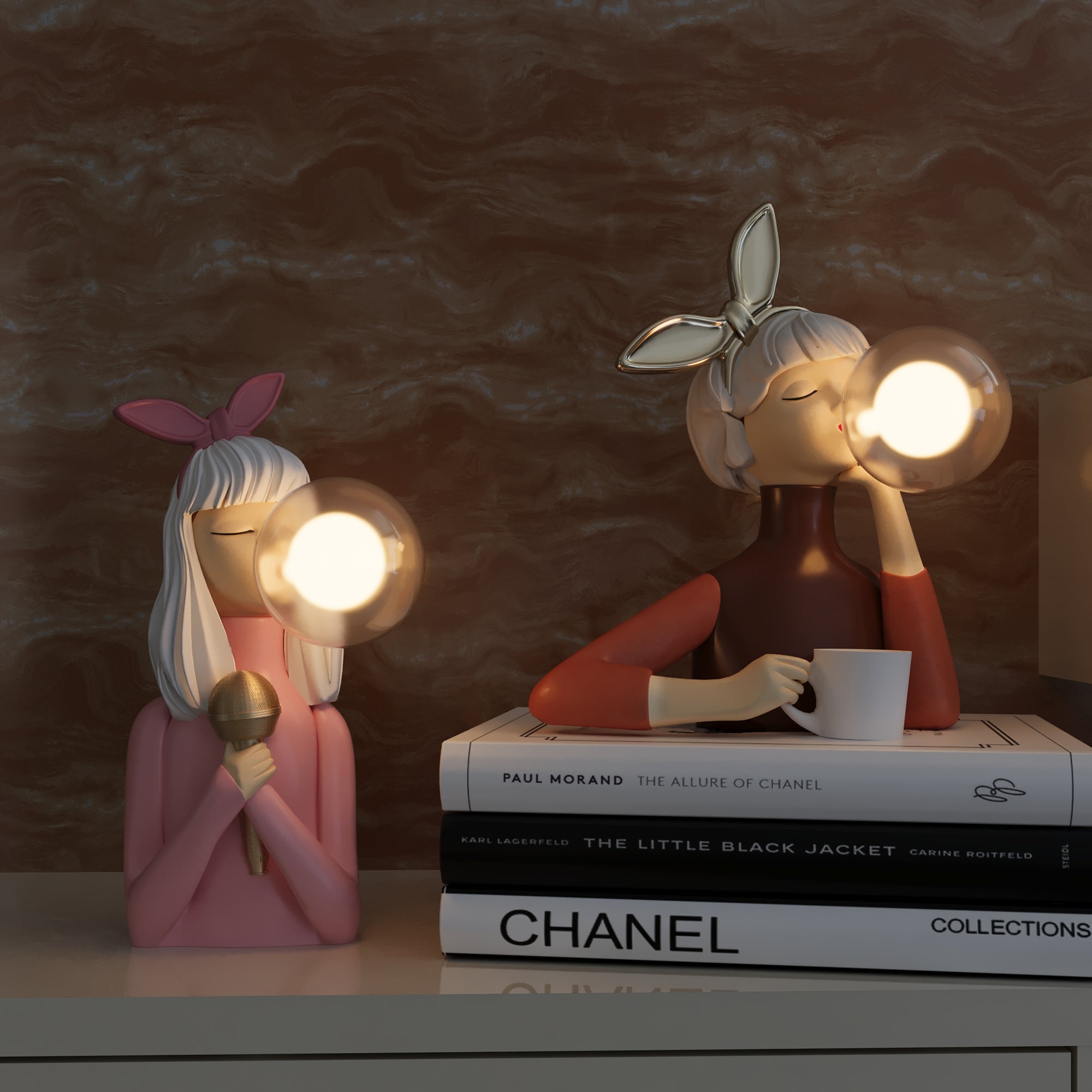 Melzano SophiLux | Stylish Sisters Table Lamp for Timeless Elegance and Refinement