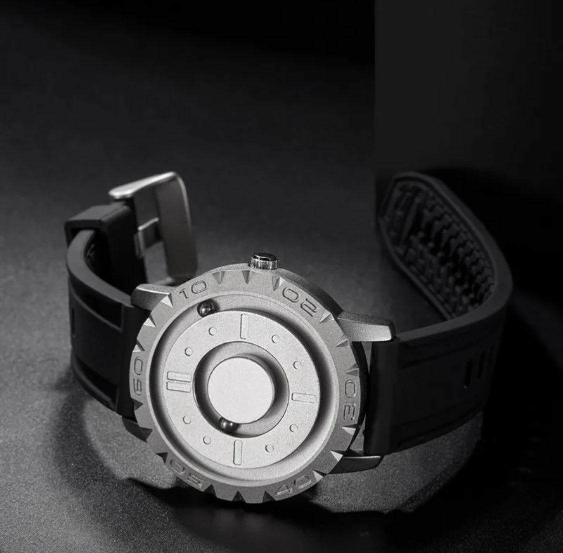 Melzano Magnet Ball Horloge Quartz - Elegant horloge met innovatief mechanisme