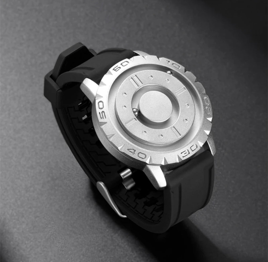 Melzano Magnet Ball Horloge Quartz - Elegant horloge met innovatief mechanisme