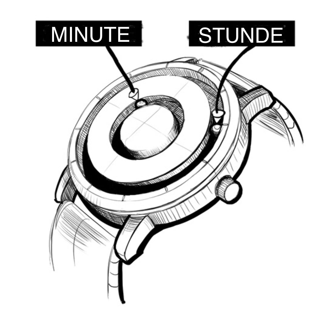 Melzano Magnet Ball Horloge Quartz - Elegant horloge met innovatief mechanisme