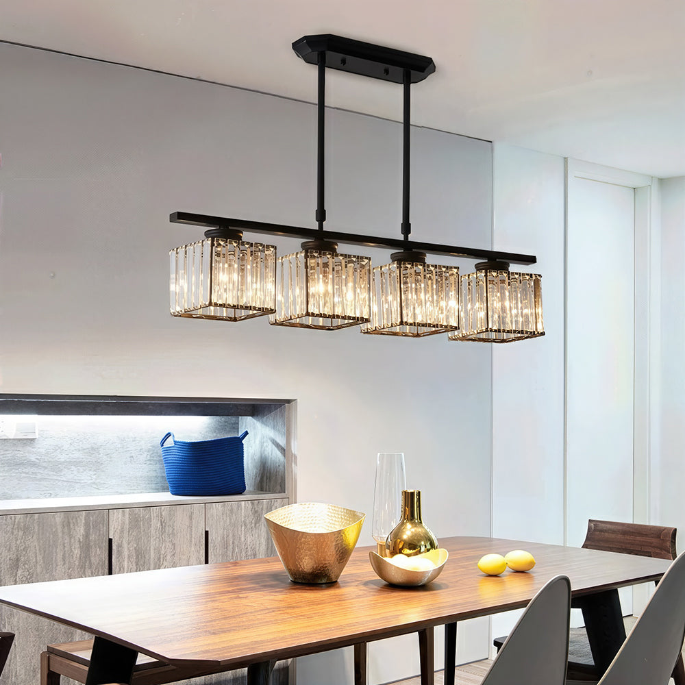 Artesso – Moderne Art Deco glazen hanglamp – Keukeneiland kroonluchter