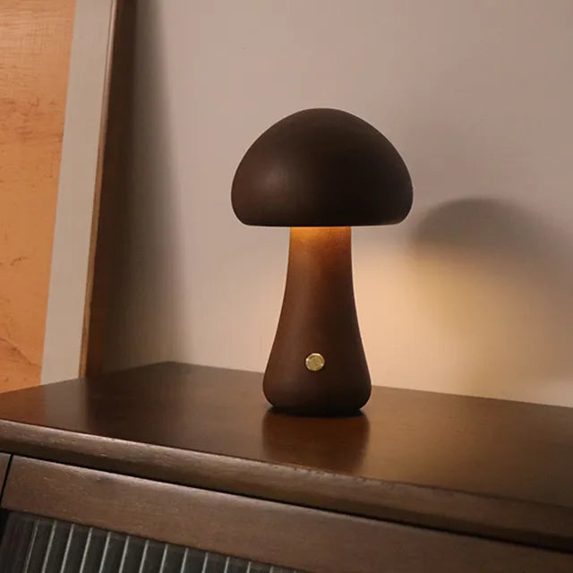Melzano CozyGlow | Unique wireless mushroom lamp