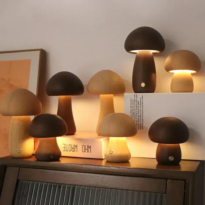 Melzano CozyGlow | Unique wireless mushroom lamp