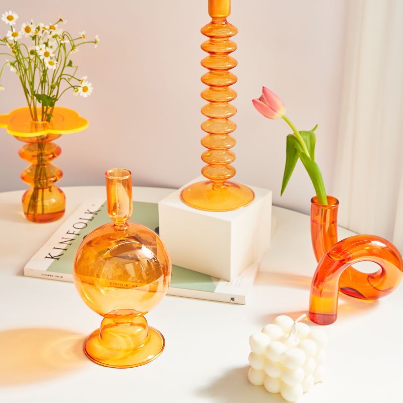 Loopora – Glass Hydroponic Vase & Candlestick in Loop Design