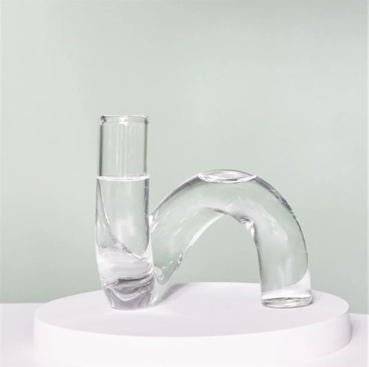 Loopora – Glass Hydroponic Vase & Candlestick in Loop Design