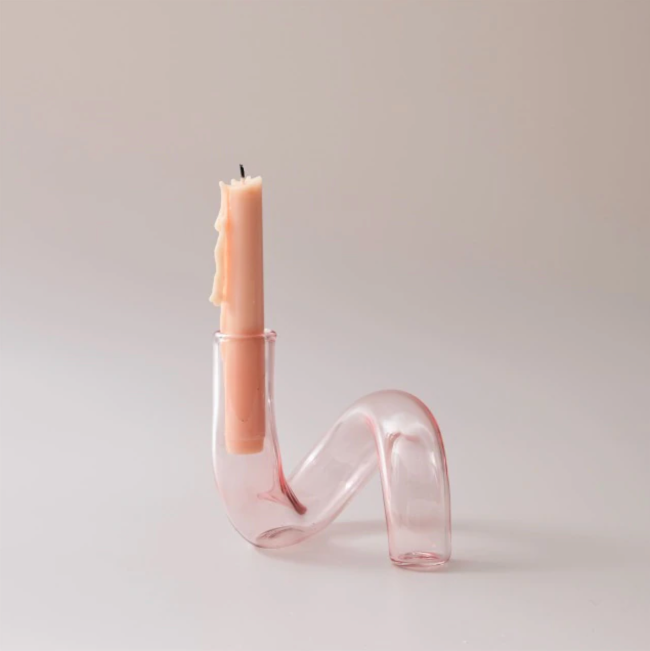 Loopora – Glass Hydroponic Vase & Candlestick in Loop Design