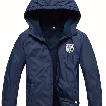 Jelle – Boys' Raincoat with Hood – Stylish, Practical & Weatherproof
