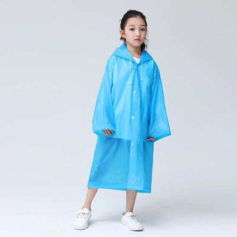Clearra – Raincoat children EVA transparent waterproof – outdoor & school
