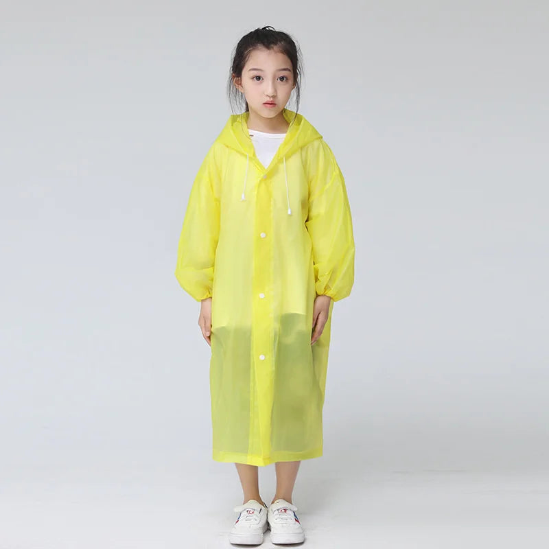 Clearra – Raincoat children EVA transparent waterproof – outdoor & school