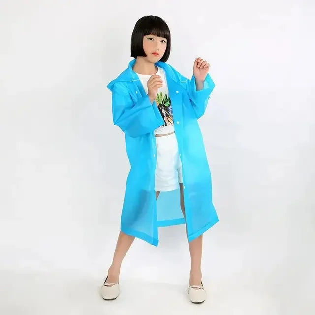 Clearra – Raincoat children EVA transparent waterproof – outdoor & school