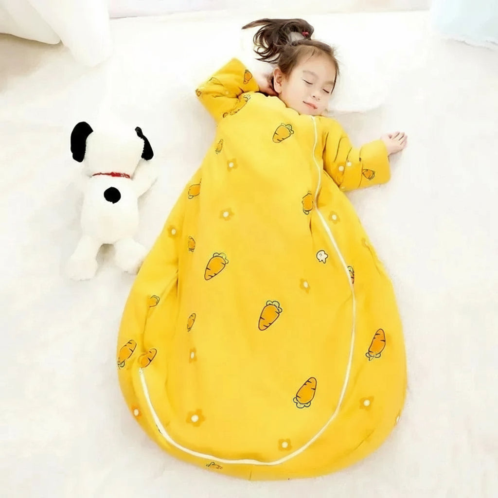 Kinderslaapzak met Afneembare Mouwen, 2.5 Tog, Ideaal voor Wintergebruik 0