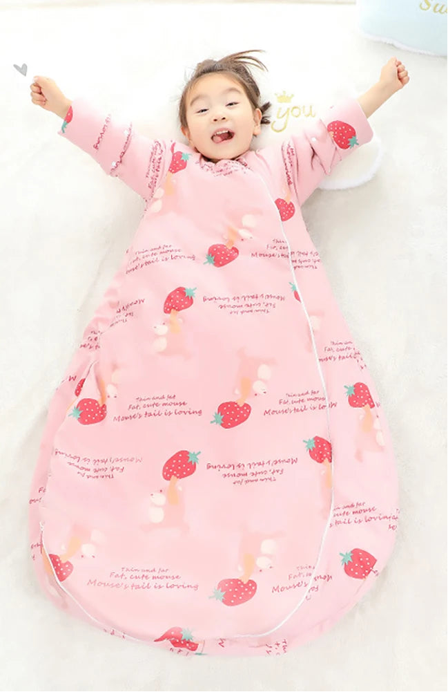 Kinderslaapzak met Afneembare Mouwen, 2.5 Tog, Ideaal voor Wintergebruik 12