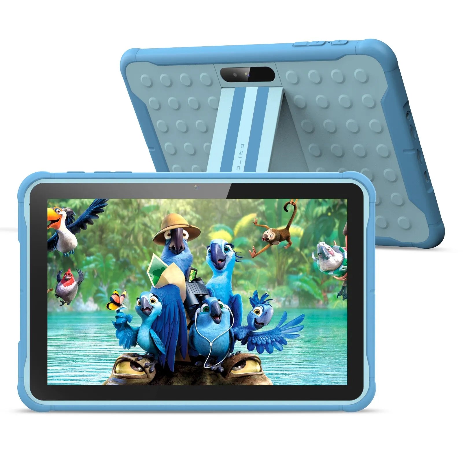EduTab K10 – Kinder Tablet 10 inch Android 13, 64GB met Beschermhoes