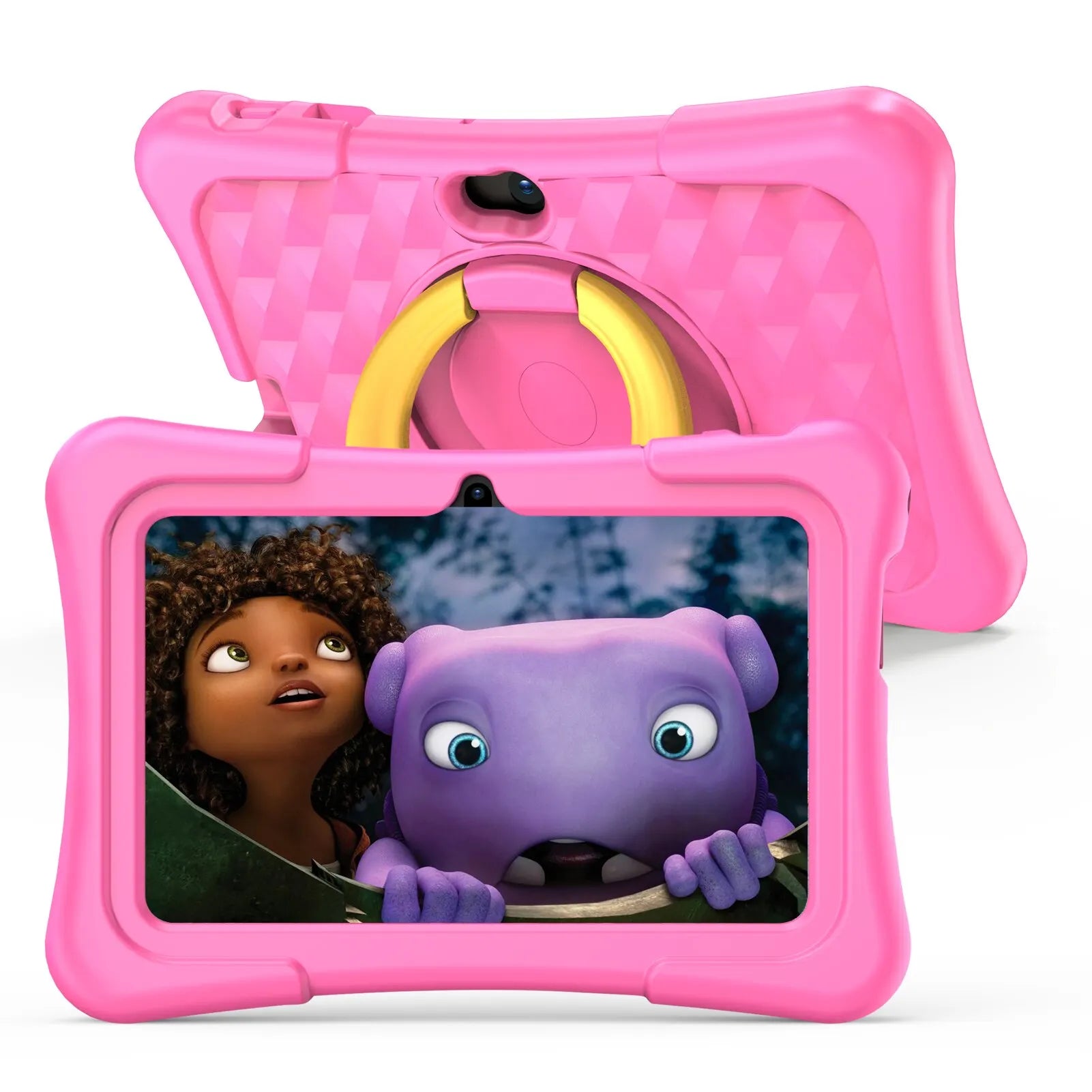KiddoTab – Kinder Tablet 7 inch Android 11, 32GB met Dualcamera & Schokbestendig Hoes