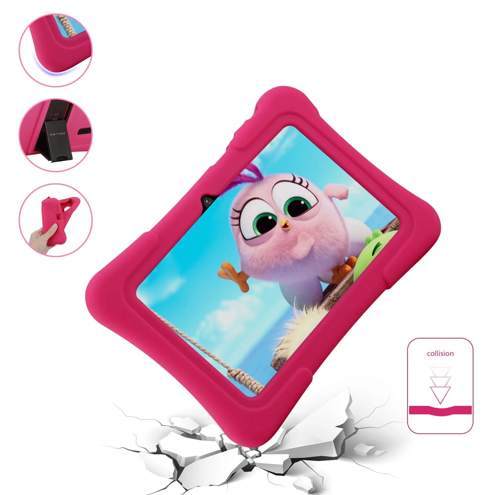 EduPlay K7 – Kinder Tablet 7 inch Android 10, 32GB met Leer- & Speelsoftware