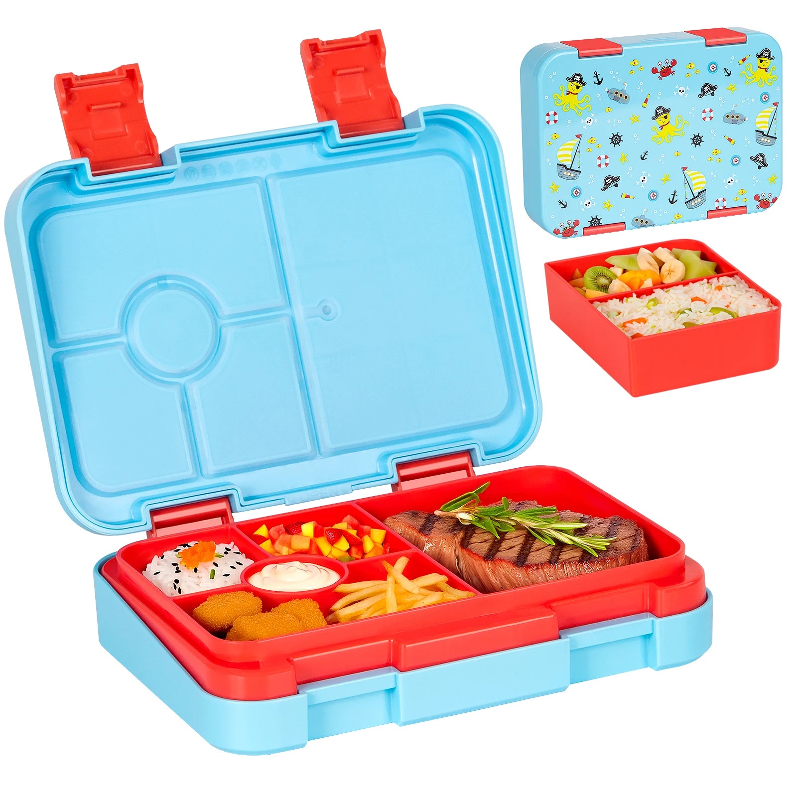 Lunixi – Bento lunchbox lekvrij magnetronbestendig – kinderen school