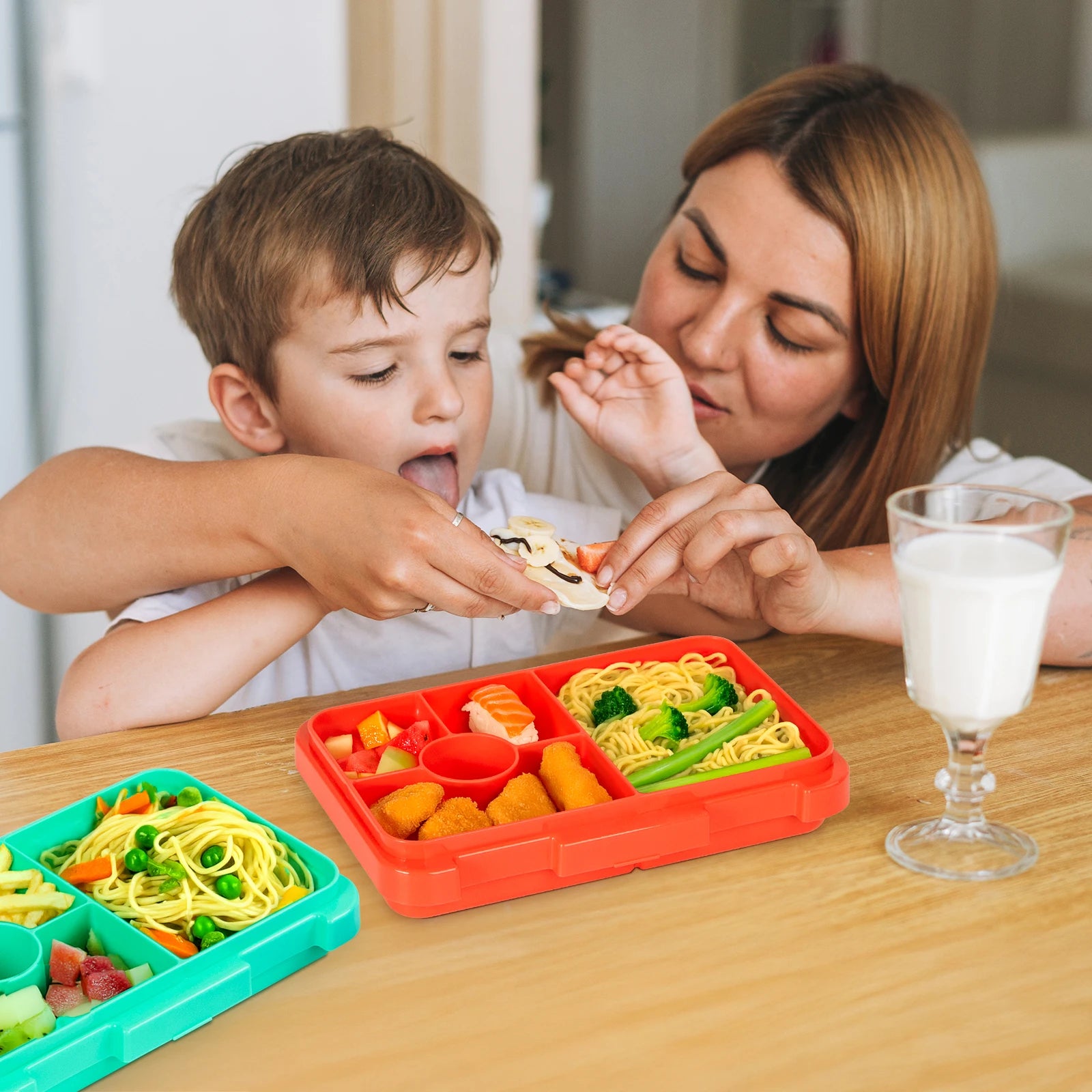Lunixi – Bento lunchbox lekvrij magnetronbestendig – kinderen school