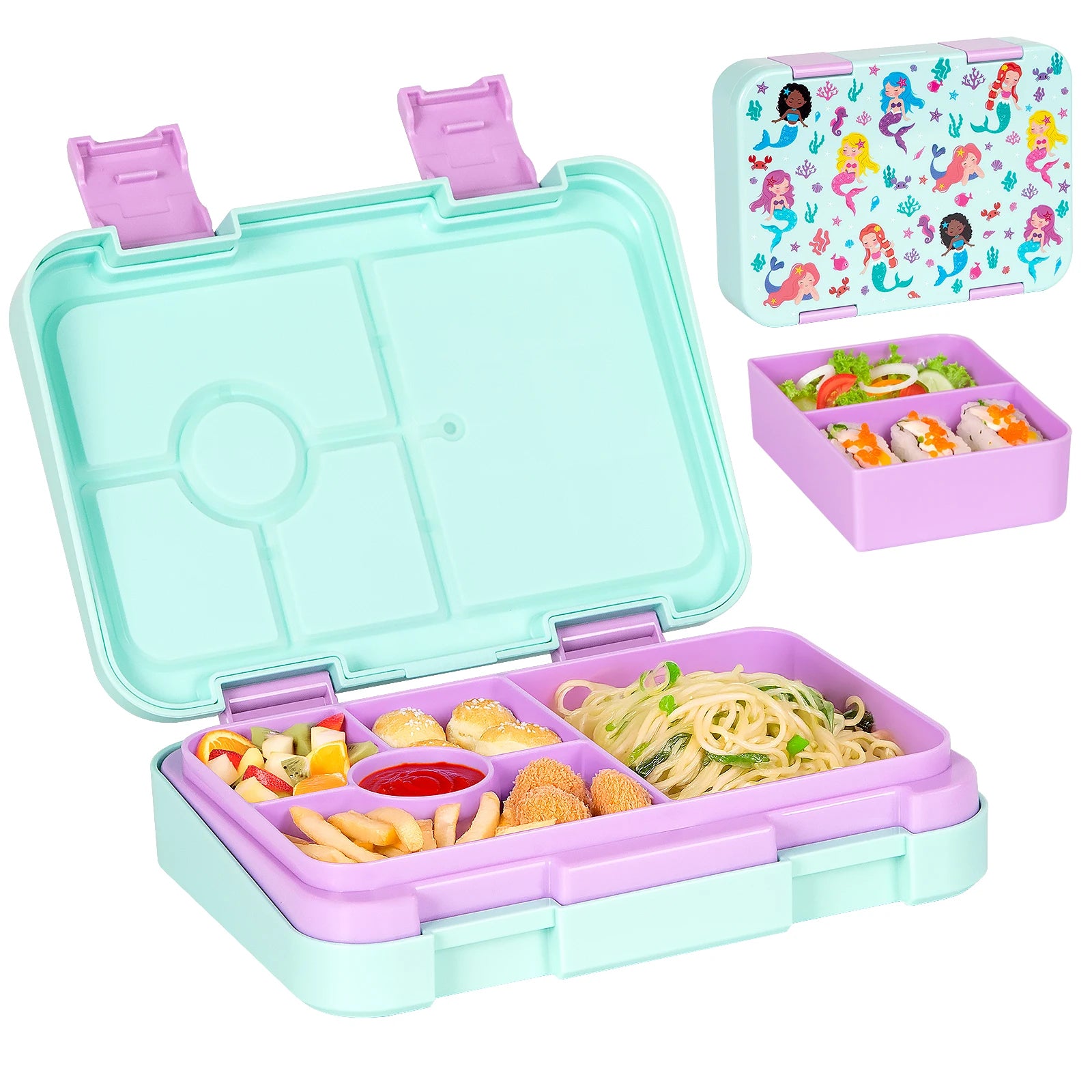 Lunixi – Bento lunchbox lekvrij magnetronbestendig – kinderen school