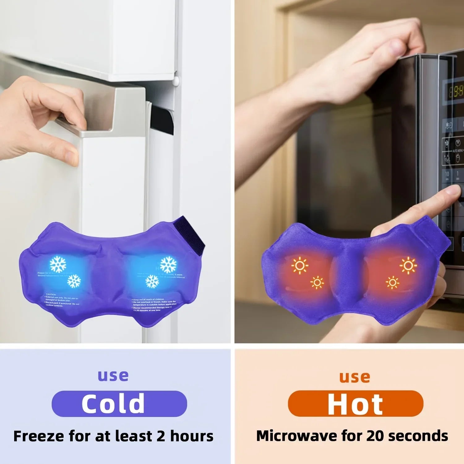 Knöchelbandage mit Wiederverwendbarem Gel-Kältebeutel für Sportverletzungen, Schwarz, Einheitsgröße 5