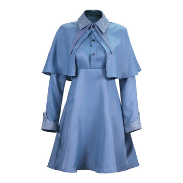 MystiCharm Heksen Kostuum – Magische Cosplay Jurk Blauw voor Kids & Volw