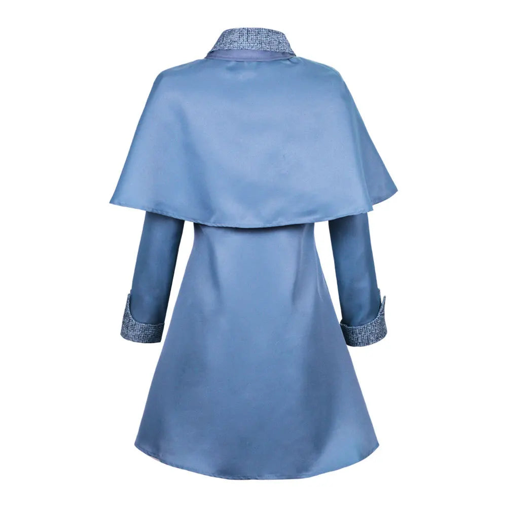 MystiCharm Heksen Kostuum – Magische Cosplay Jurk Blauw voor Kids & Volw