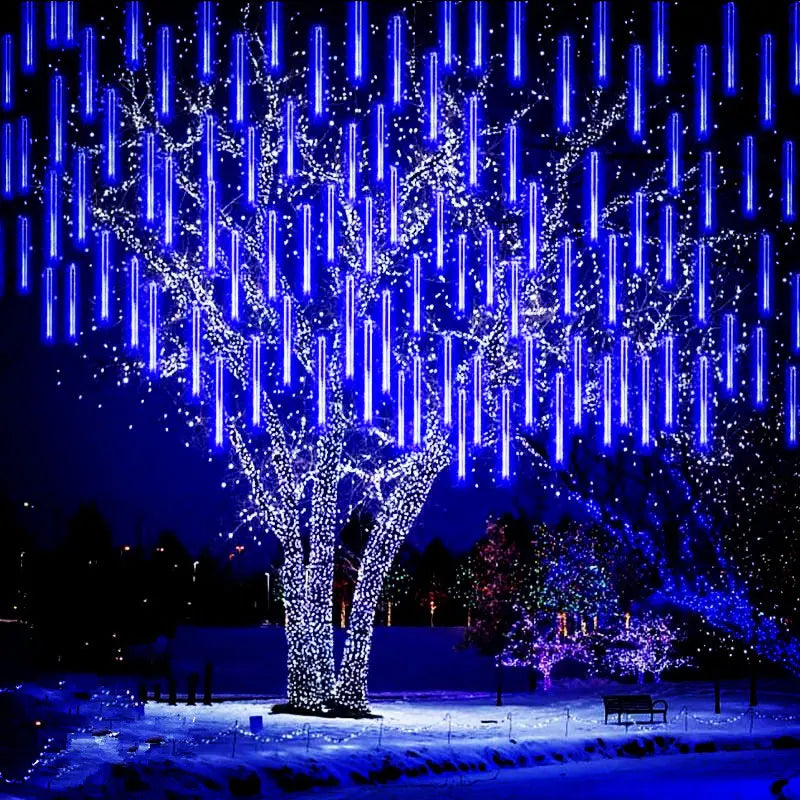 Aurevion LED Meteorenregen Verlichting – Waterdichte Buitendecoratie met 8 Buizen & Energiezuinige LED’s