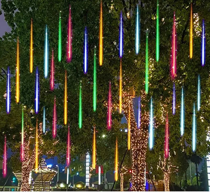 Aurevion LED Meteorenregen Verlichting – Waterdichte Buitendecoratie met 8 Buizen & Energiezuinige LED’s