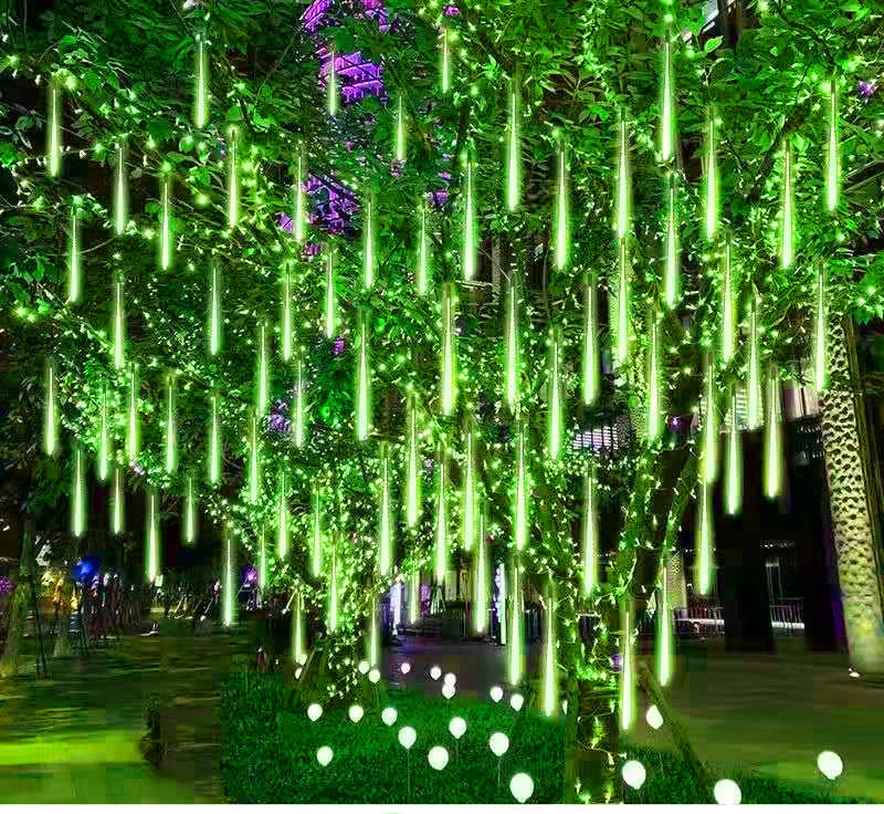 Aurevion LED Meteorenregen Verlichting – Waterdichte Buitendecoratie met 8 Buizen & Energiezuinige LED’s