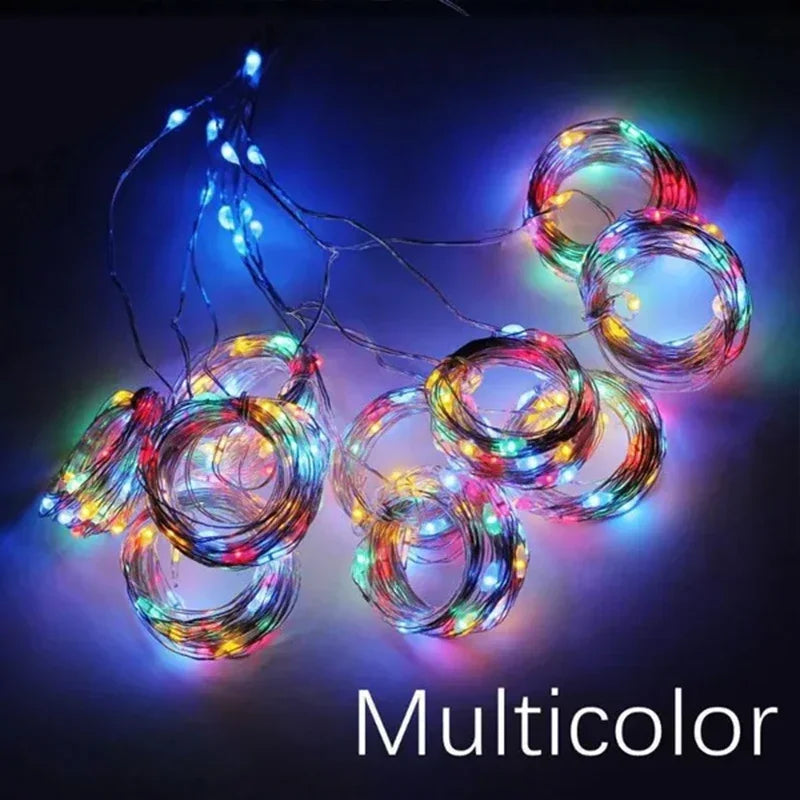 Lumivero LED curtain lights with USB connection – 300 LEDs and 8 modes for party decoration