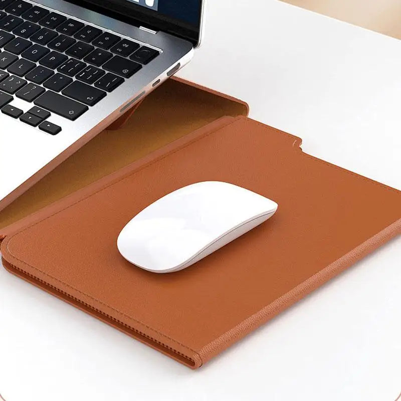 Slevano – Laptop sleeve PU leer 3-in-1 waterdicht – MacBook Air 13"