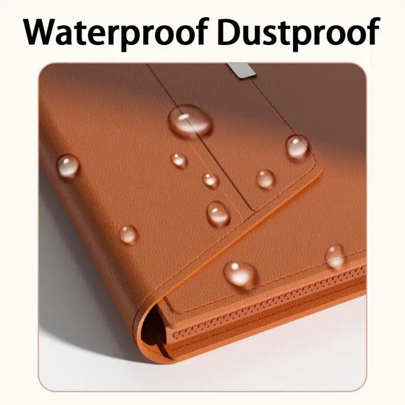 Slevano – Laptop sleeve PU leer 3-in-1 waterdicht – MacBook Air 13"