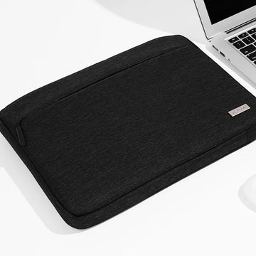 Techlio – Laptop sleeve with compartments shockproof nylon – MacBook & Dell