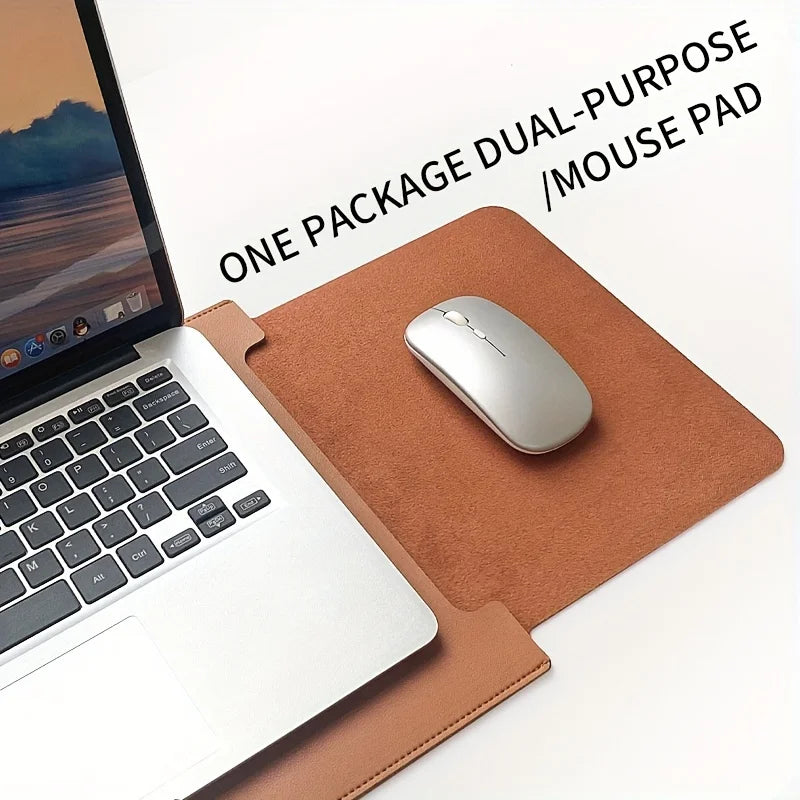 Techure – Laptop sleeve PU-leer waterdicht – 12-16 inch laptops