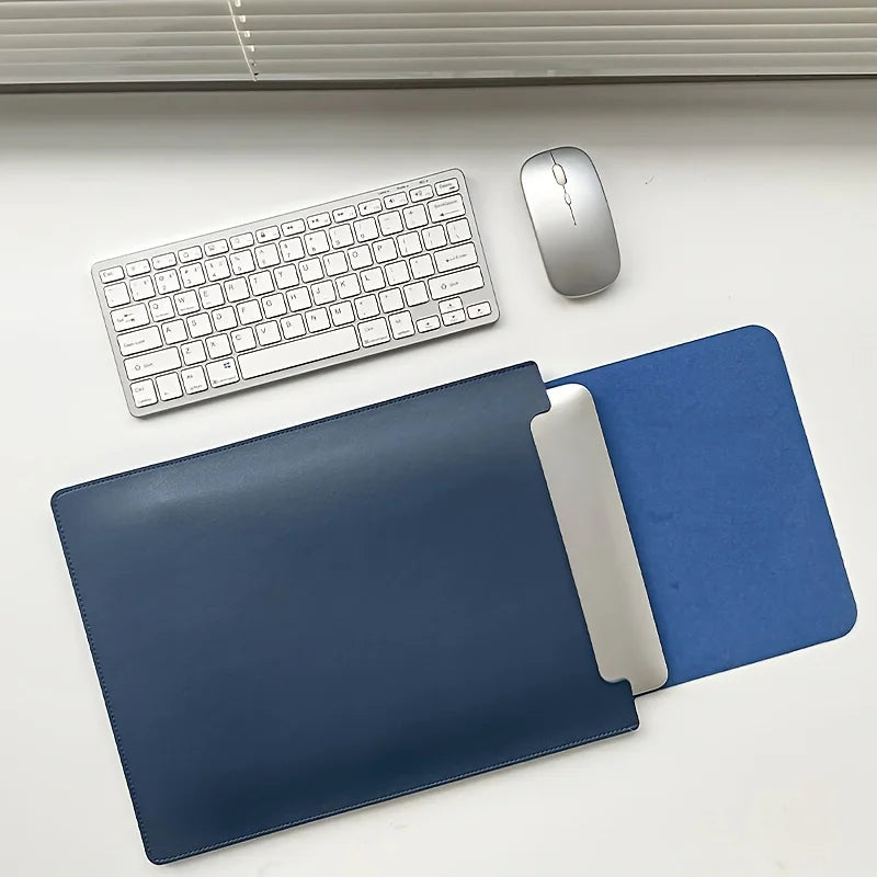Techure – Laptop sleeve PU-leer waterdicht – 12-16 inch laptops