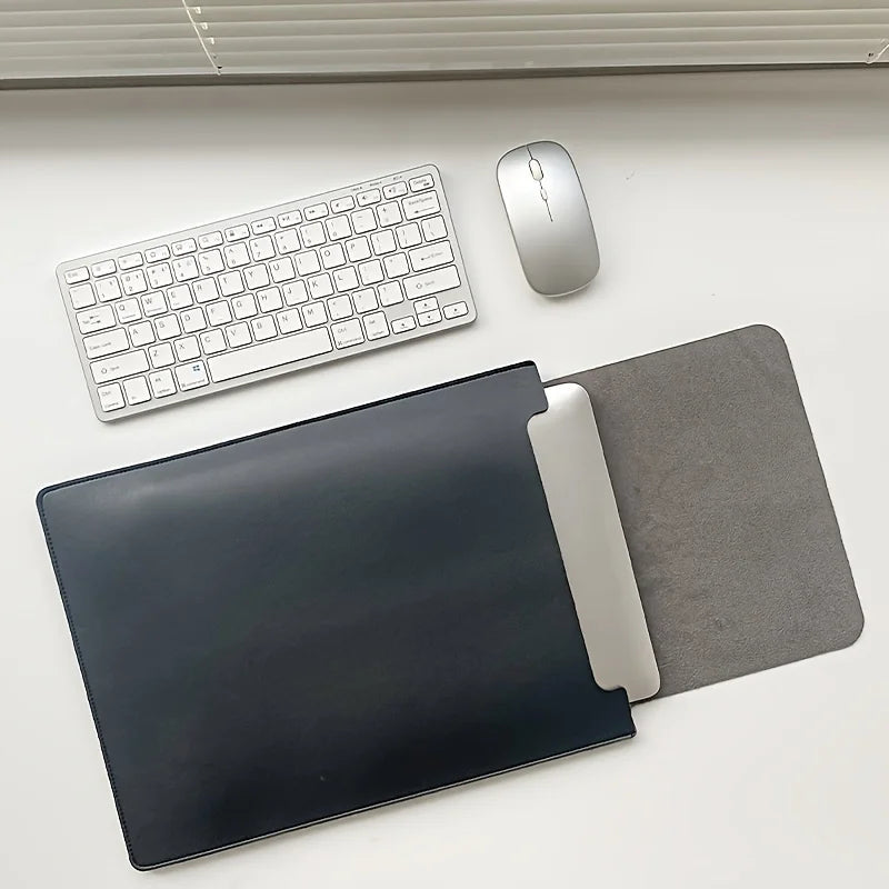 Techure – Laptop sleeve PU-leer waterdicht – 12-16 inch laptops