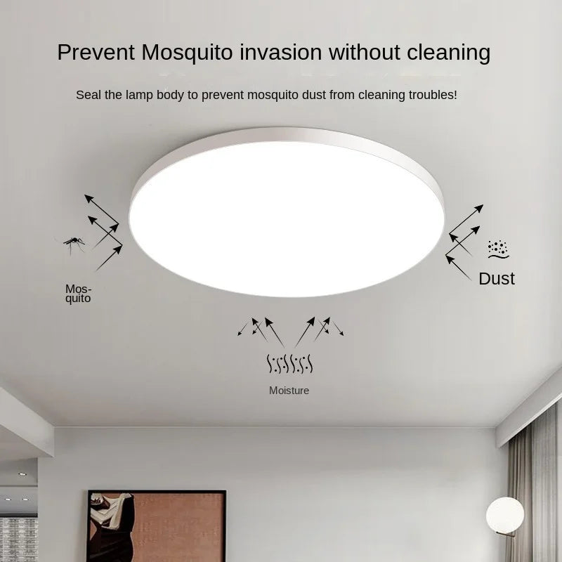Minara – Lámpara de techo LED redonda – Diseño minimalista y eficiente energéticamente