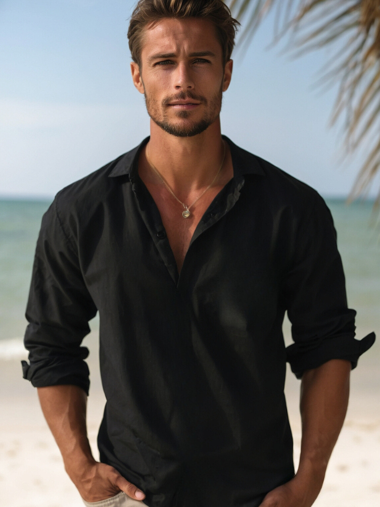 Belano – Linnen zomerhemd ademend & stijlvol – heren casual look
