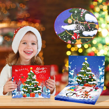 JoyCraft – Advent Calendar Giftbox 2025 with DIY Snowman & Santa Claus