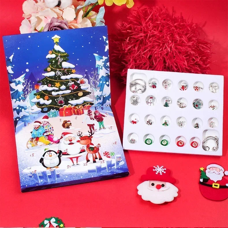 JoyCraft – Advent Calendar Giftbox 2025 with DIY Snowman & Santa Claus